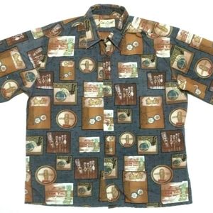 Cooke Street Honolulu Mens L Hawaiian Shirt EUC